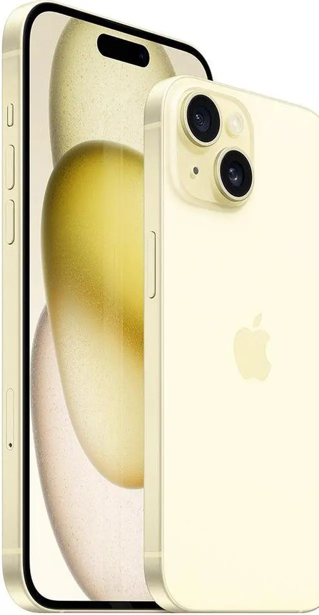 Alt view image 5 of 6 - Apple iPhone 15 Plus 128GB Fully Unlocked Yellow - Grade A