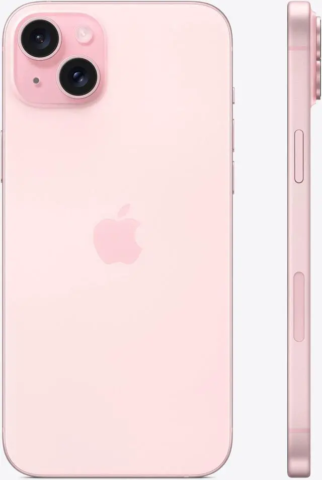Alt view image 5 of 7 - Apple iPhone 15 Plus 128GB Fully Unlocked Pink - Refurbished Very Good