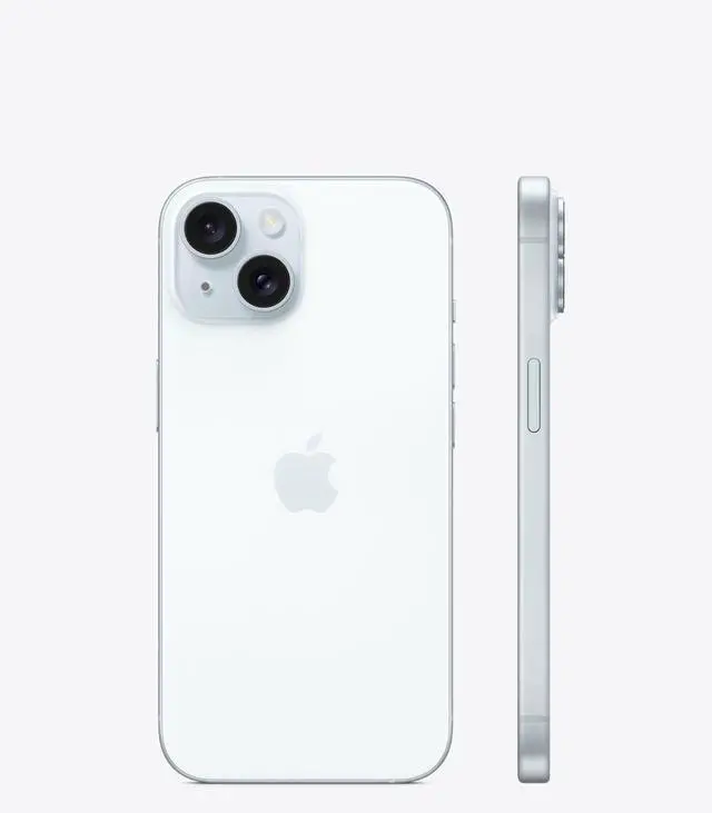 Alt view image 3 of 6 - Apple iPhone 15 Plus 256GB Fully Unlocked Blue - Refurbished Very Good