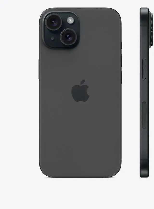 Alt view image 3 of 5 - Apple iPhone 15 Plus 256GB Fully Unlocked Black - Refurbished Good