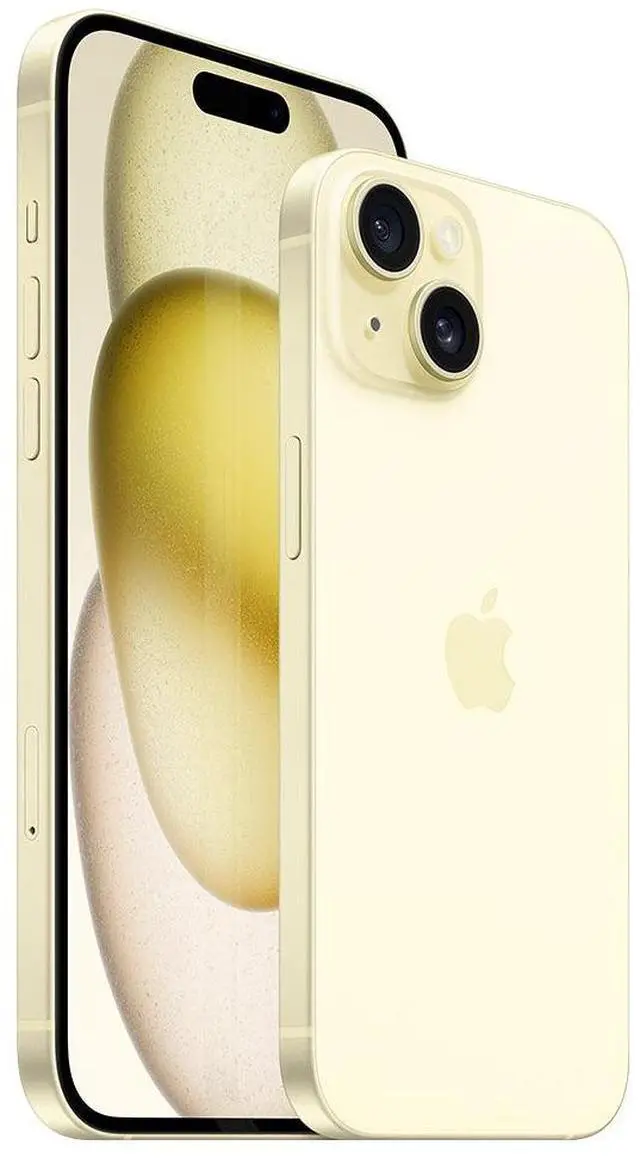 Alt view image 5 of 6 - Apple iPhone 15 256GB Fully Unlocked Yellow - Refurbished Very Good