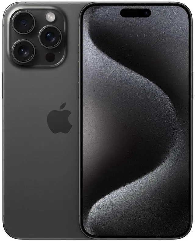 Main image of Apple iPhone 15 PRO 1TB Fully Unlocked Black Titanium - Refurbished Good