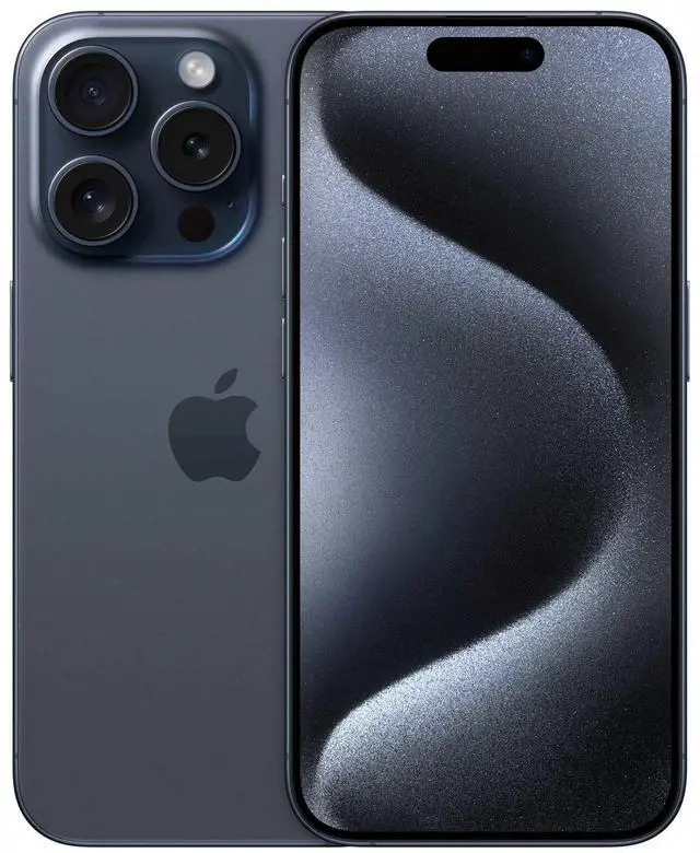Main image of Apple iPhone 15 PRO MAX 512GB Fully Unlocked Blue Titanium - Refurbished Good