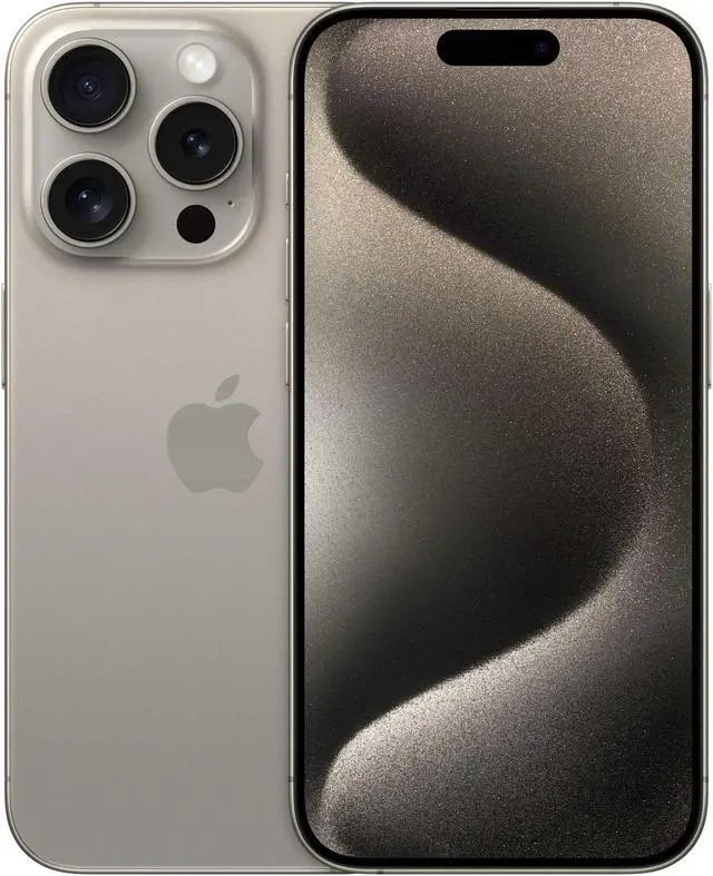 Main image of Apple iPhone 15 PRO MAX 1TB Fully Unlocked Natural Titanium - Grade A