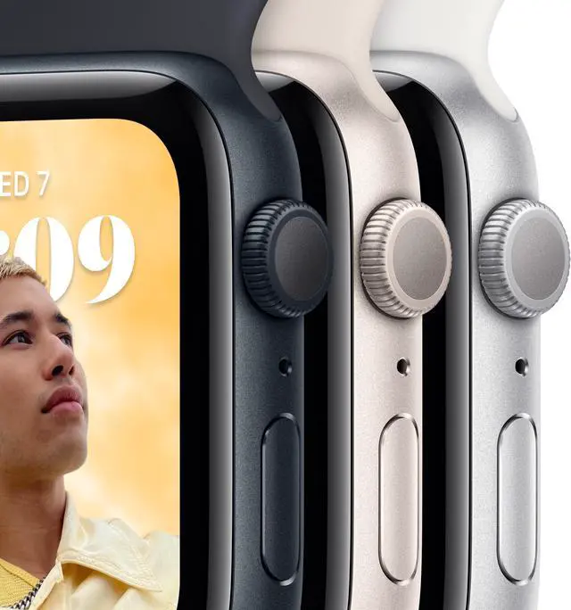 Alt view image 5 of 5 - Apple iWatch Series SE 2nd Gen 40MM Midnight Aluminum Case with Midnight Sport Band (GPS + Cellular) - Grade A