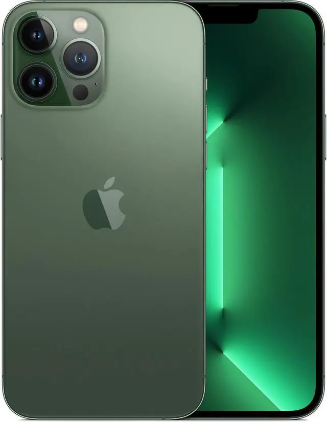 Alt view image 2 of 5 - Apple iPhone 13 PRO MAX 1TB Fully Unlocked Alpine Green - Refurbished Very Good