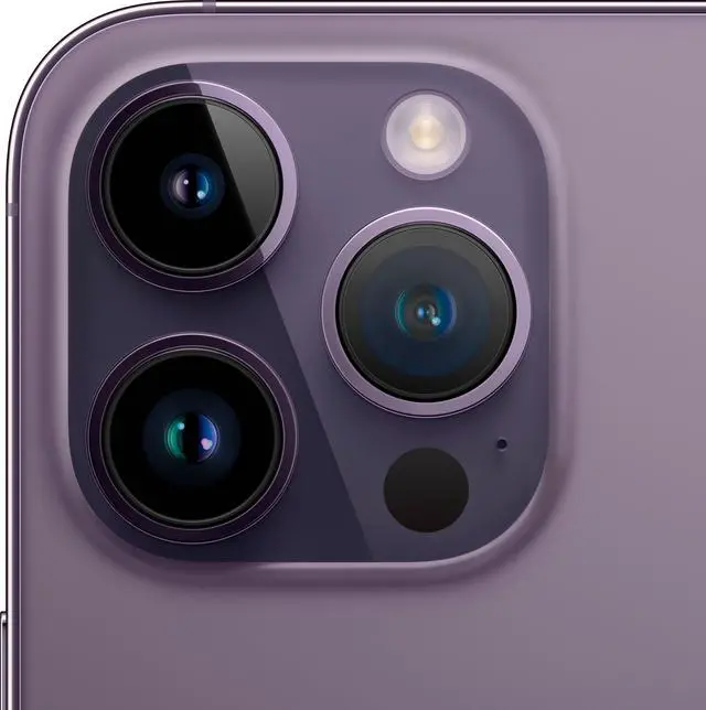 Alt view image 4 of 5 - Apple iPhone 14 Pro Max 128GB Fully Unlocked Deep Purple-Refurbished Very Good
