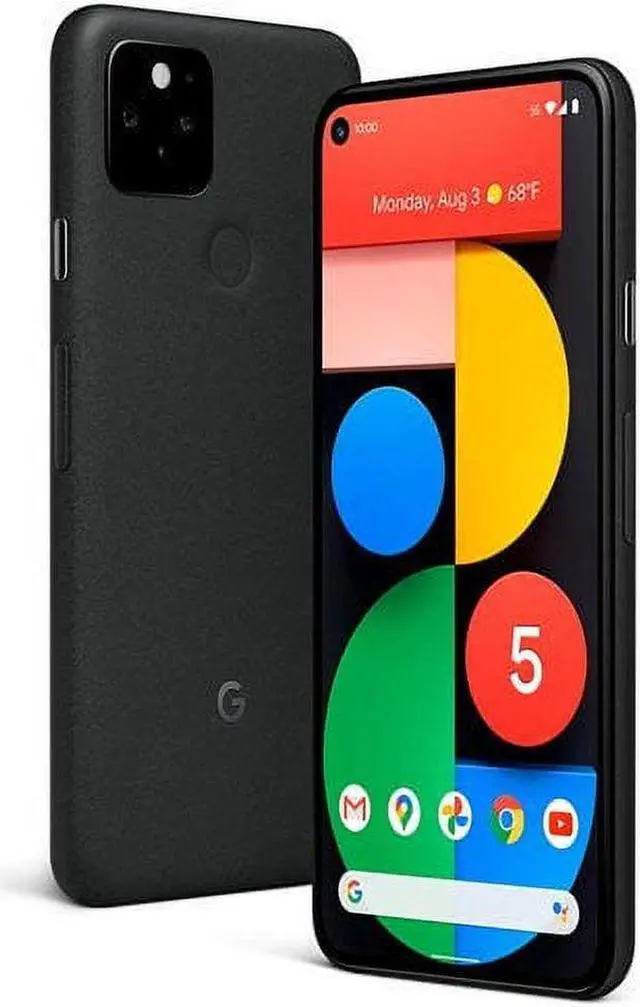 Main image of Google Pixel 5 128GB Fully Unlocked Just Black-Refurbished Very Good