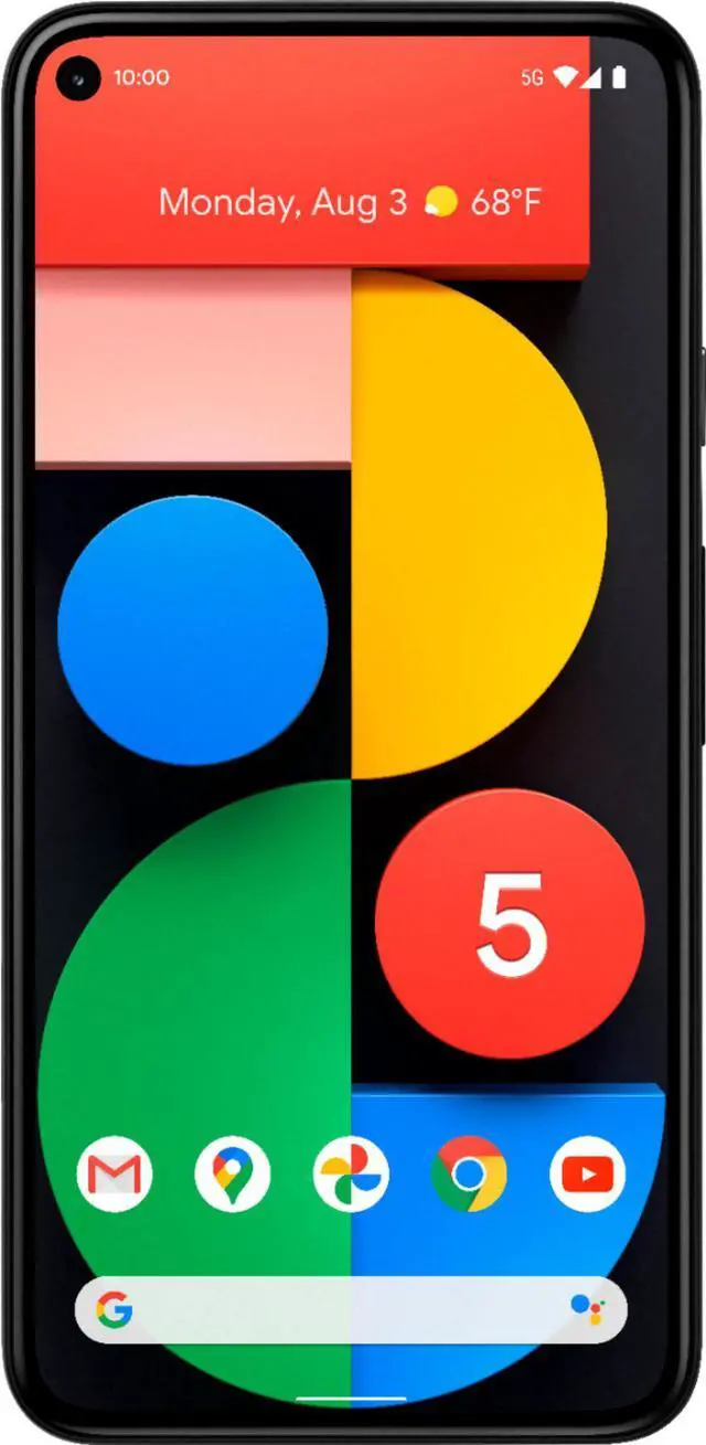 Alt view image 5 of 5 - Google Pixel 5 128GB Fully Unlocked Just Black-Refurbished Very Good