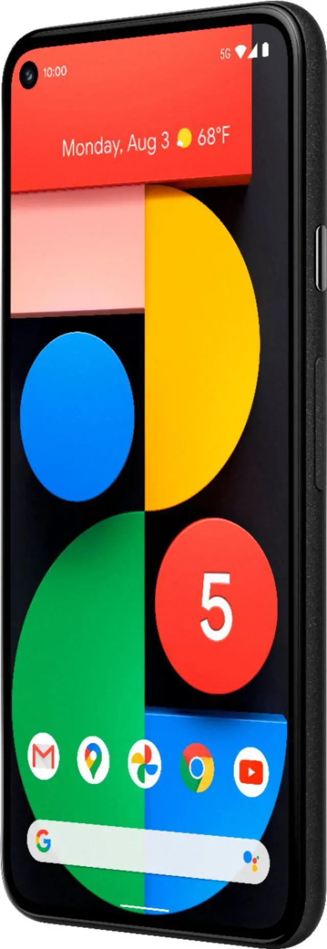 Alt view image 3 of 5 - Google Pixel 5 128GB Fully Unlocked Just Black-Refurbished Very Good