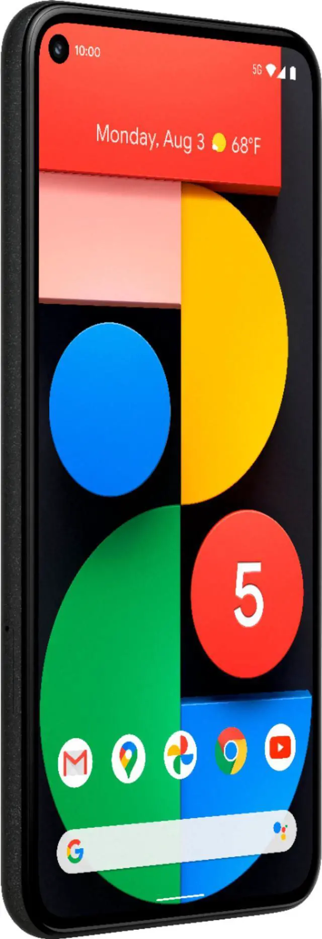 Alt view image 2 of 5 - Google Pixel 5 128GB Fully Unlocked Just Black-Refurbished Very Good