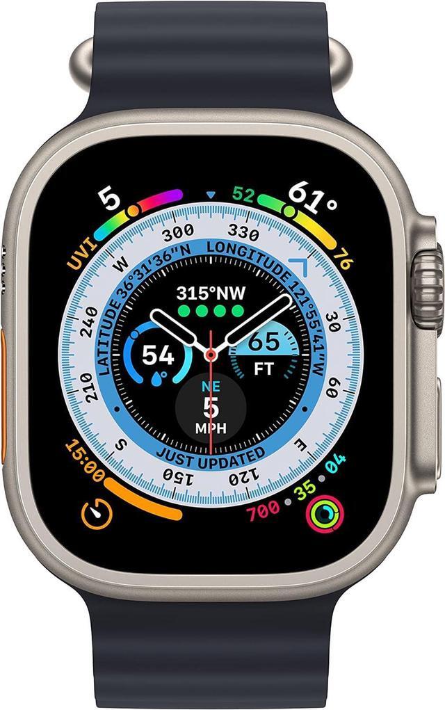 Main image of Apple Watch Ultra [GPS + Cellular 49mm] Smart Watch w/Rugged Titanium Case & Midnight Ocean Band-Grade A