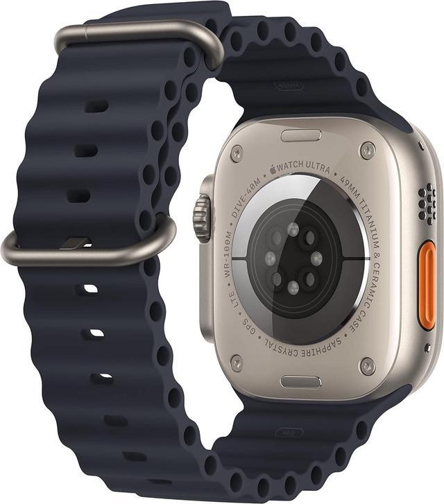 Alt view image 4 of 4 - Apple Watch Ultra [GPS + Cellular 49mm] Smart Watch w/Rugged Titanium Case & Midnight Ocean Band-Grade A