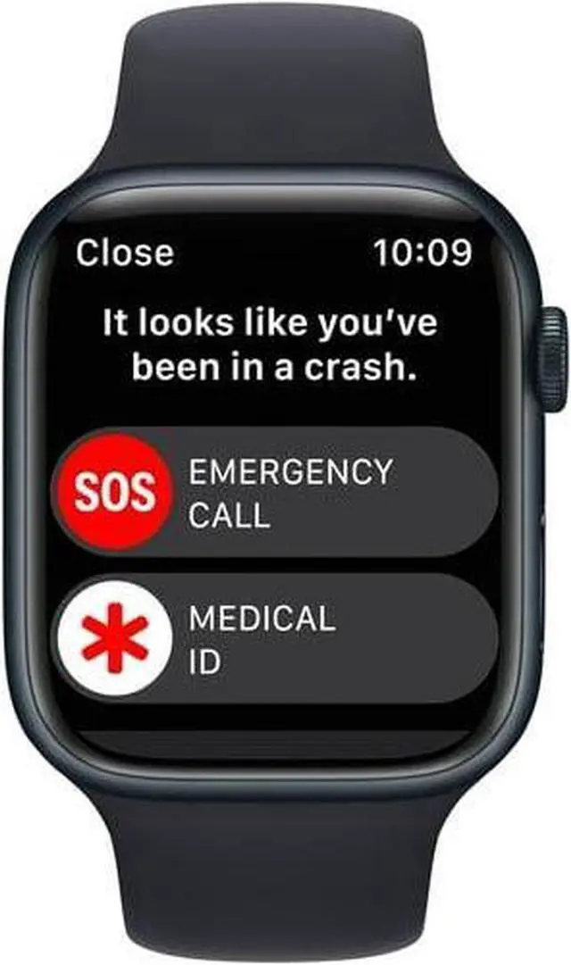 Main image of Apple Watch Series 8 [GPS, 45mm] Midnight Aluminum Case with Midnight Sport Band-Refurbished Very Good