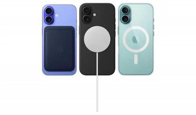 Alt view image 4 of 7 - Apple iPhone 16 Plus 128GB Fully Unlocked Ultramarine-Refurbished Very Good