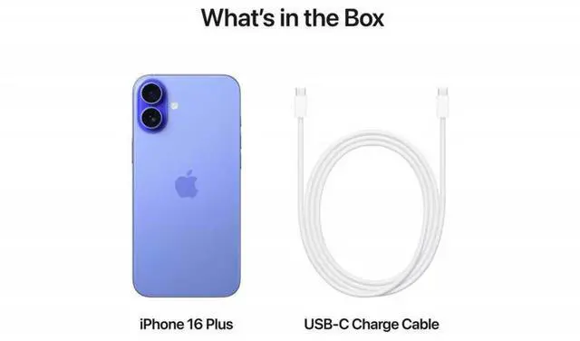 Alt view image 3 of 7 - Apple iPhone 16 Plus 128GB Fully Unlocked Ultramarine-Refurbished Very Good