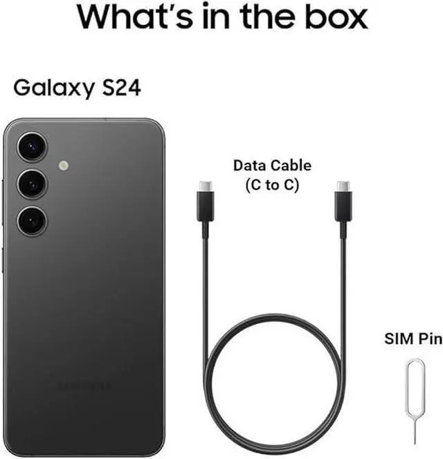 Alt view image 3 of 4 - Samsung Galaxy  S24 256GB Onyx Black Fully Unlocked-Grade A
