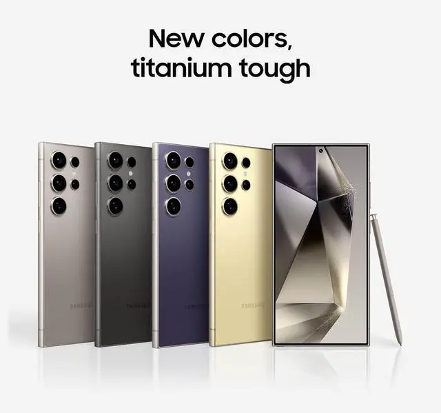 Alt view image 4 of 7 - Samsung Galaxy S24 Ultra 256GB Fully Unlocked Titanium Gray-Grade A