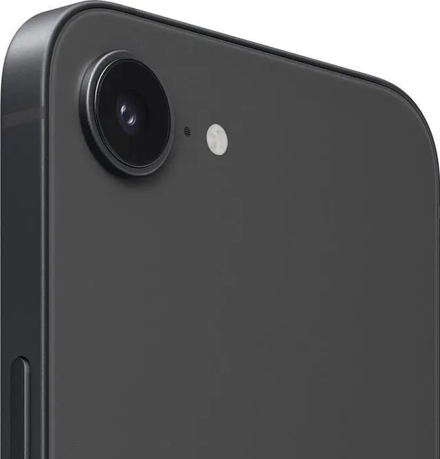 Alt view image 2 of 6 - Apple iPhone 16E 128GB Fully Unlocked Black-Refurbished Very Good
