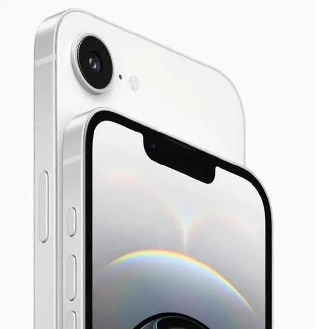 Alt view image 3 of 6 - Apple iPhone 16E 128GB Fully Unlocked White-Refurbished Very Good