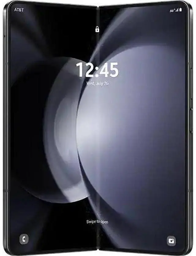 Alt view image 2 of 7 - Samsung Galaxy Z Fold 5 5G 1TB Fully Unlocked Phantom Black F946U-Refurbished Very Good