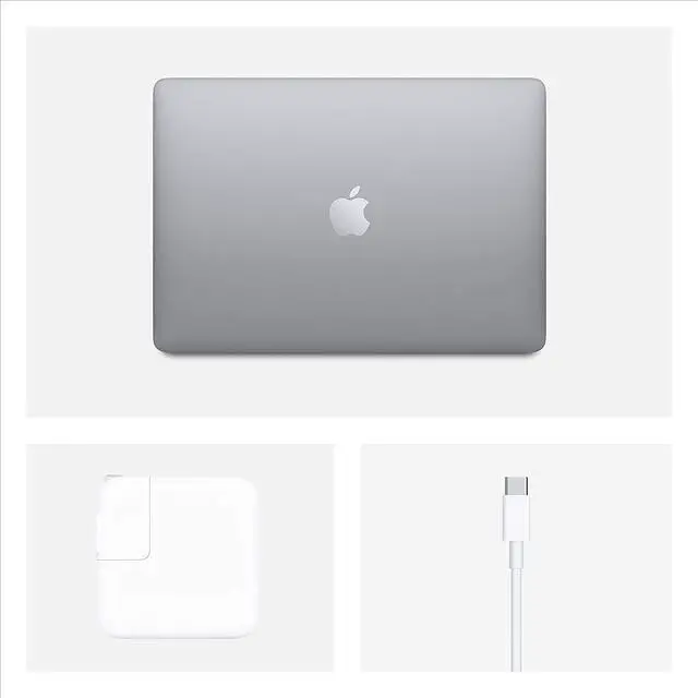 Alt view image 4 of 5 - APPLE MYE62LL/A MACBOOK AIR i3, 8GB, 128GB SSD 13.3" SPACE GRAY (2020)-GRADE A