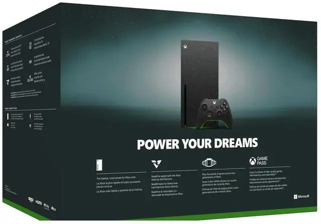Alt view image 3 of 5 - Microsoft Xbox Series X 2 TB Disc Drive Galaxy Black Special Edition Bundle Includes Special Edition Wireless Controller