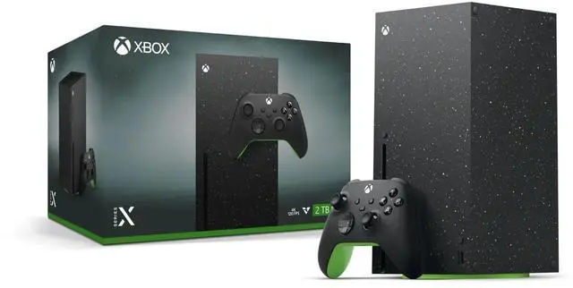 Main image of Microsoft Xbox Series X 2 TB Disc Drive Galaxy Black Special Edition Bundle Includes Special Edition Wireless Controller