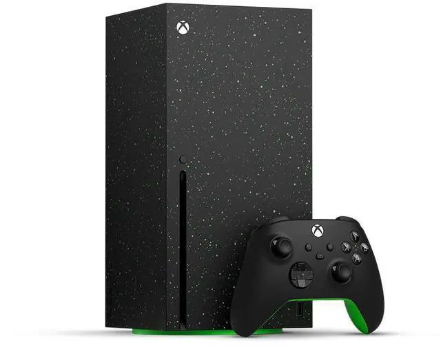 Alt view image 5 of 5 - Microsoft Xbox Series X 2 TB Disc Drive Galaxy Black Special Edition Bundle Includes Special Edition Wireless Controller