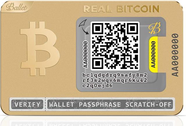 physical bitcoin wallet