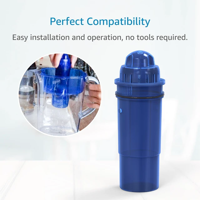 Alt view image 5 of 7 - AQUA CREST AQK-CF10A NSF Certified Pitcher Water Filter, Replacement for Pur Pitchers and Dispensers PPT700W, CR-1100C and PPF951K Water Filter (3 Pack)