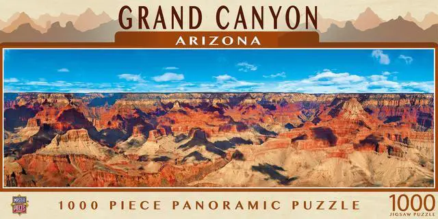 Alt view image 5 of 10 - masterpieces american vistas puzzles collection - grand canyon 1000 piece panoramic jigsaw puzzle