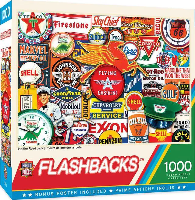 Alt view image 6 of 11 - Masterpieces Puzzle Co.,  Hit the Road Jack 1000pc Puzzle