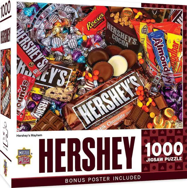 Alt view image 5 of 11 - Masterpieces Puzzle Co.,  Hershey Mayhem 1000 Piece Puzzle