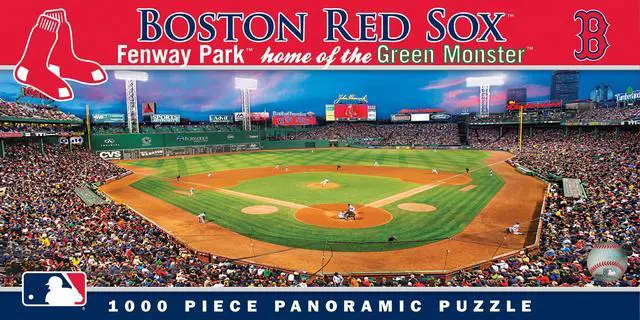 Alt view image 3 of 6 - MasterPieces MLB Boston Red Sox Stadium Panoramic Jigsaw PuzzleFenway Park Home of the Green Monster 1000 Pieces