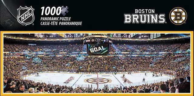 Alt view image 2 of 6 - MasterPieces 1000 Piece Sports Jigsaw Puzzle - NHL Boston Bruins Center View Panoramic - 13"x39"