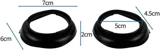 Alt view image 3 of 6 - Lens Protective Cover Frame For Meta Quest 3 Accessories Glasses Lens Insert Anti-Scratch Glasses Bumper Protection