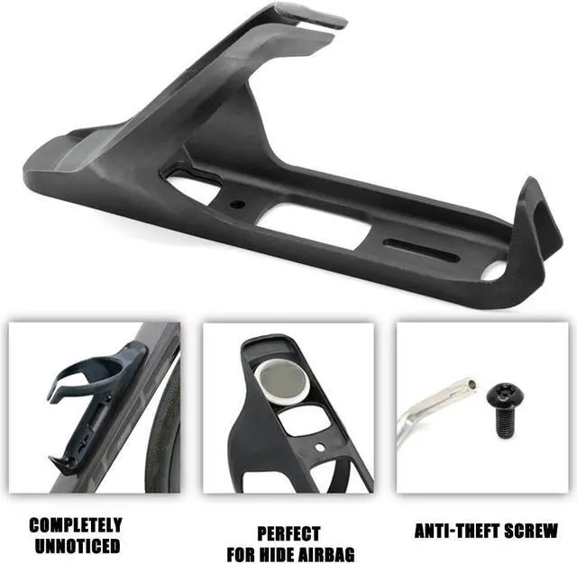 Alt view image 5 of 7 - Anti-lost Protective Case For Apple AirTag Bicycle Water Cup Bracket Universal Highway Mountain Bike Water Bottle Holder