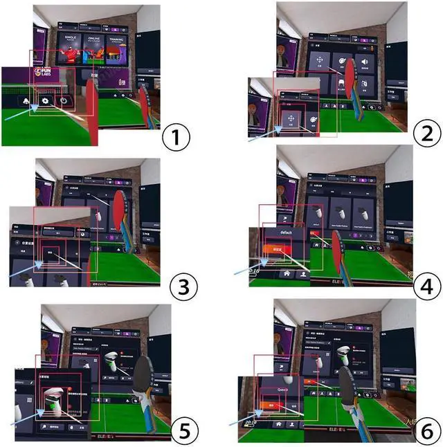 Alt view image 6 of 7 - Table Tennis Adaptor for Meta Quest 3 Controller Handle Grip VR Gaming Accessories