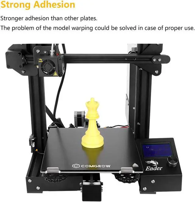 Alt view image 6 of 7 - Comgrow 2PCS Ender 3 Pro Glass Bed, Upgraded Tempered Glass Plate with Bed Clips, Ender 3 Build Plate 235x235x4mm for Creality Ender 3 Pro/Ender 3 V2/Ender 3 V2 Neo/Ender 3 Neo/3 S1/3 S1 Pro/5 Pro