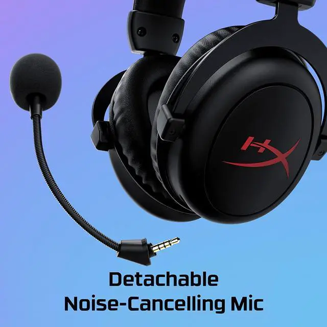 Alt view image 5 of 7 - HyperX Cloud Core  Wireless Gaming Headset for PC, DTS Headphone:X Spatial Audio, Memory Foam Ear Pads, Durable Aluminum Frame, Detachable Noise Cancelling Microphone,Black