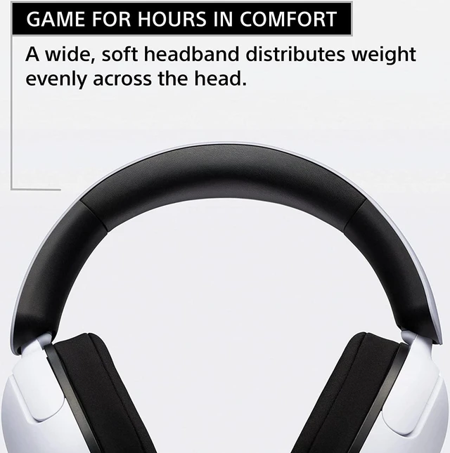 Alt view image 3 of 7 - INZONE H3 Wired Over-Ear Gaming Headset with Mic PS5 Headphones, White
