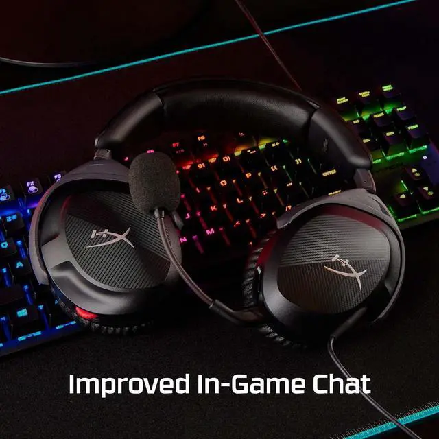 Alt view image 2 of 7 - HyperX Cloud Stinger 2 Gaming Headset, DTS Headphone:X Spatial Audio, Lightweight Over-Ear Headset with mic, Swivel-to-Mute Function, 50mm Drivers, PC Compatible, Black