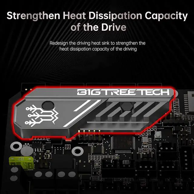 Alt view image 3 of 7 - BIGTREETECH SKR Mini E3 V3.0 Control Board 32Bit Silent Board, New Upgrade 3D Printer Parts for Ender 3, Ender3 Pro, Ender 3 V2 (with BLTouch & 80cm Extension Cable)