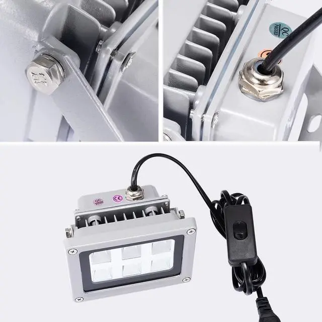 Alt view image 6 of 7 - 3D Printer UV Resin Curing Light with Solar Turntable 360°Rotating Stand for SLA DLP LCD 3D Printer Solidify Photosensitive Resin 405nm UV Resin Affect, DIY Curing Enclosure