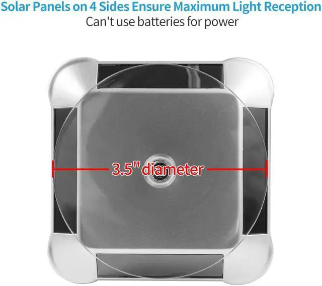 Alt view image 7 of 7 - 3D Printer UV Resin Curing Light with Solar Turntable 360°Rotating Stand for SLA DLP LCD 3D Printer Solidify Photosensitive Resin 405nm UV Resin Affect, DIY Curing Enclosure