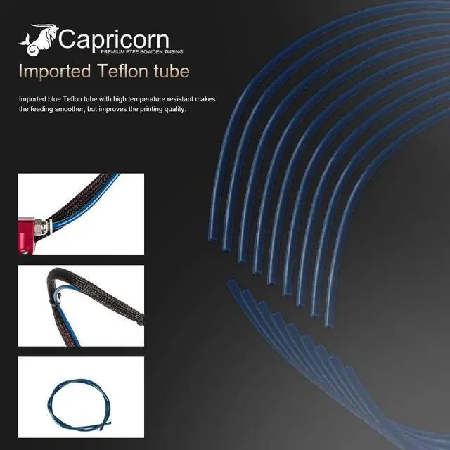 Alt view image 5 of 6 - Creality CR Touch Auto Bed Leveling Sensor Kit for 32 Bit V4.2.2/(.7) Mainboard Ender 3v2/3/Pro/Ender 5/Pro/CR-10,Capricorn PTFE Bowden Tubing 1M,Aluminum Extruder, 0.4mm Nozzle, PC4-M6/M10 Fittings