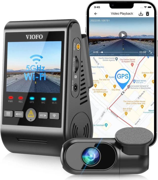 VIOFO A229 Plus 2CH Front & Rear 2K+2K HDR Dual Dashcam