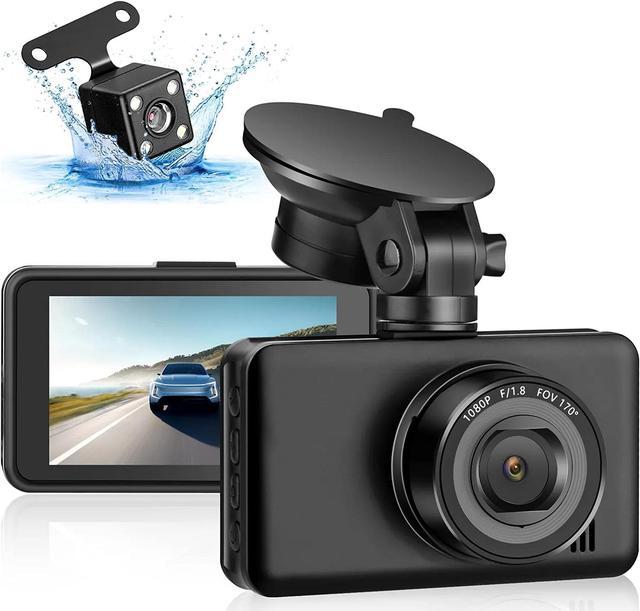Dash Cam Front and Rear with WiFi, 1080P FHD Dash Camera for Cars, Dual  Dashcam with