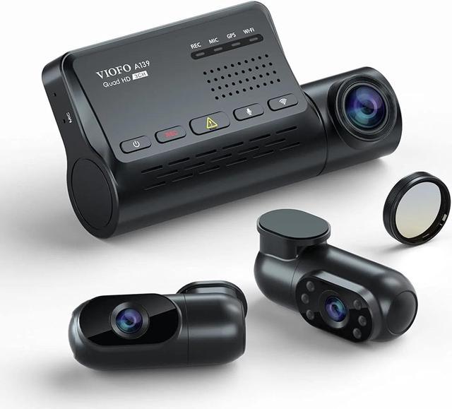 Dash Cam Front and Rear Inside, 3 Channel Dash Camera 1080P Full
